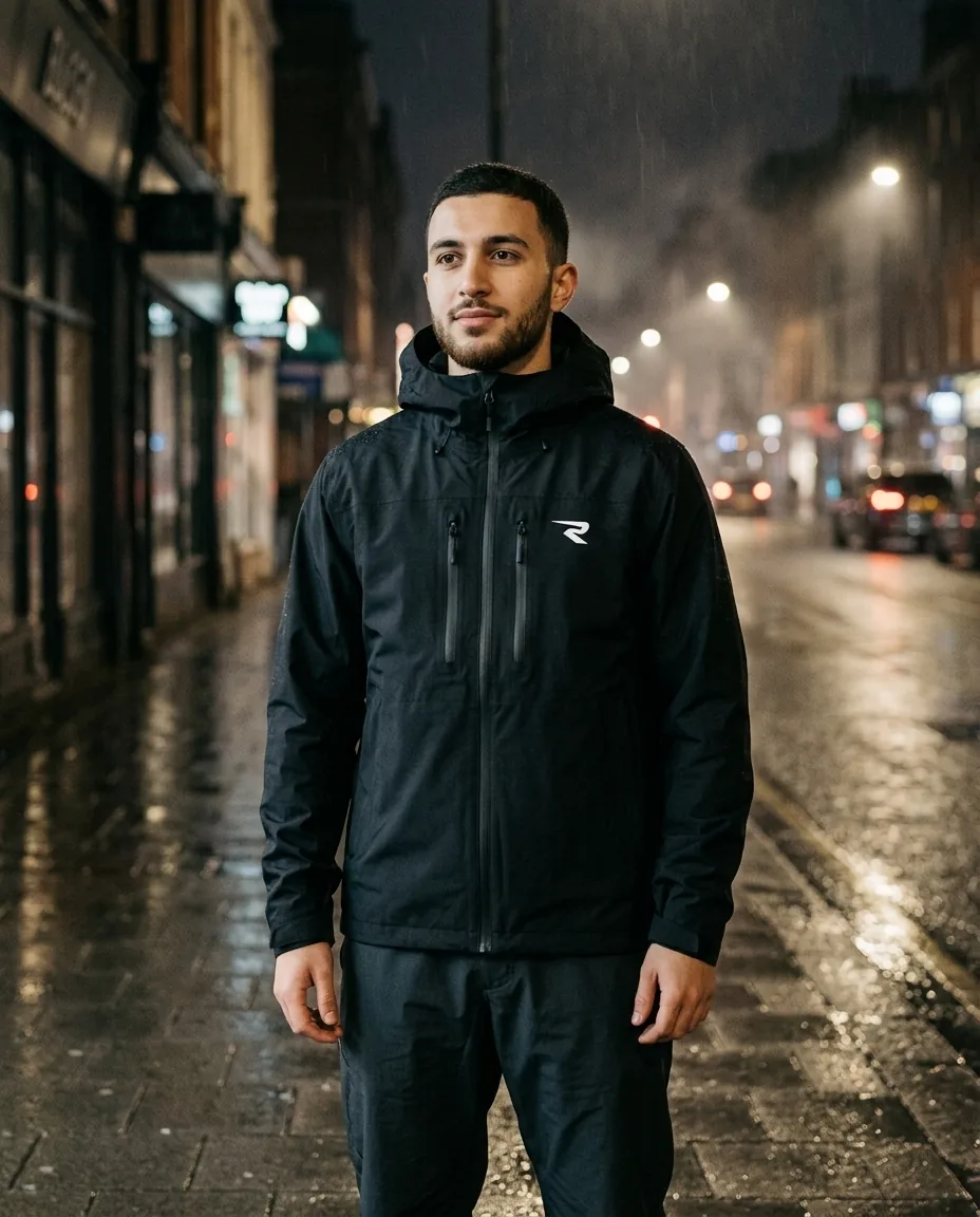 Technical Windbreaker, black, worn