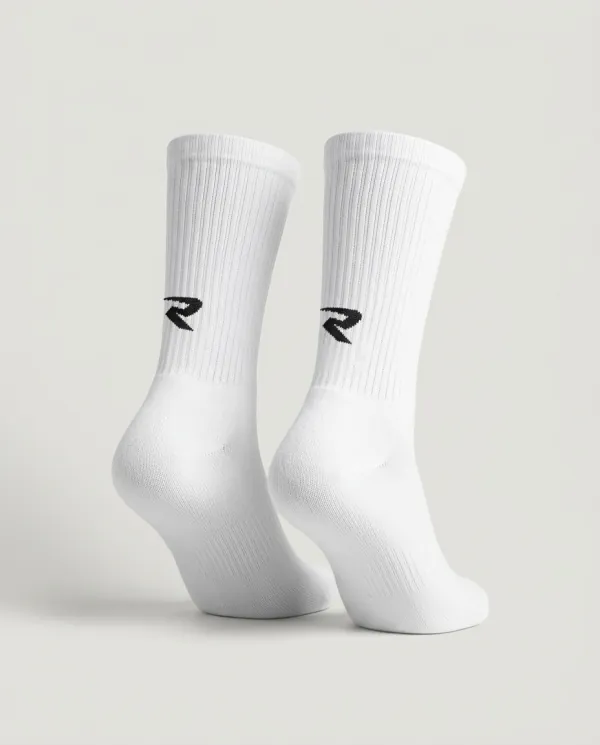 Chaussettes R, blanc