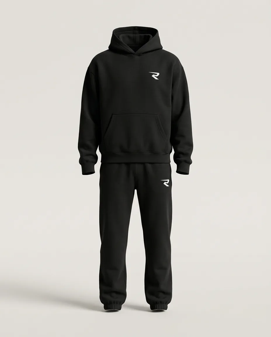 Ensemble R-01 noir, vue de face