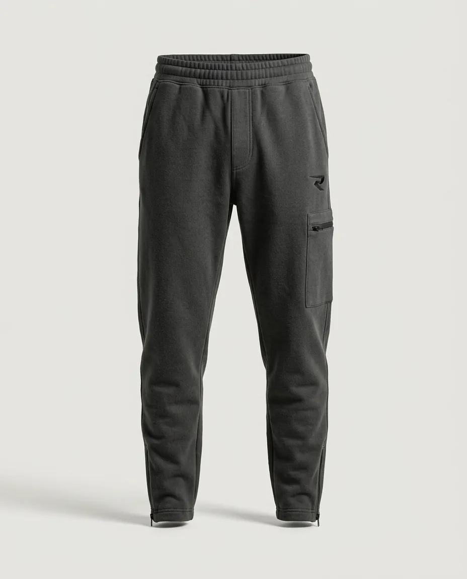 Jogging Cargo anthracite, vue de face